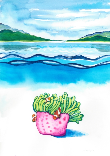 Anemone watercolor